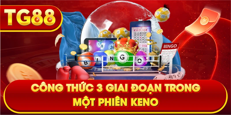 Công thức 3 giai đoạn trong một phiên Keno